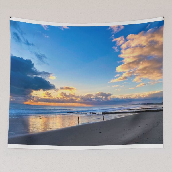Item preview, Vibrant Blyth Beach Sunrise: Colourful Reflections designed and sold by Violaman.