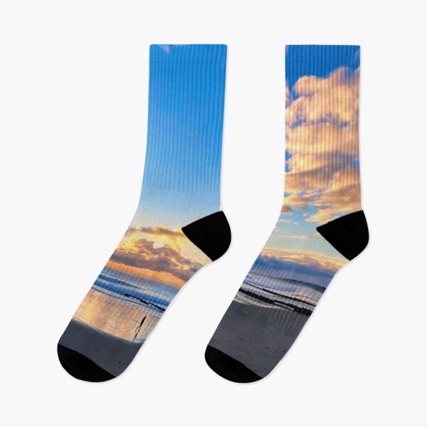 Item preview, Vibrant Blyth Beach Sunrise: Colourful Reflections designed and sold by Violaman.