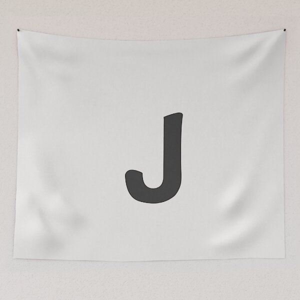 Item preview, letter j black designed and sold by ZiphGames.