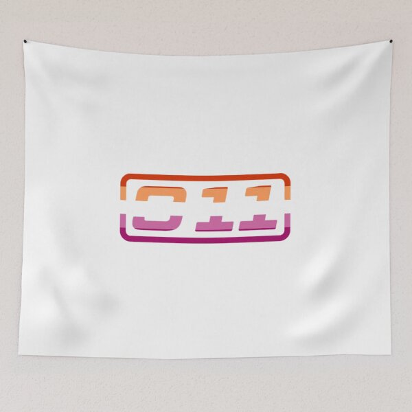 Item preview, 911 WLW - Lesbian flag designed and sold by Chaoticviper.