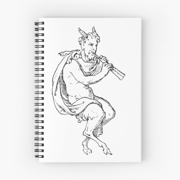 Item preview, Satyr with Flute Illustration, Faun Illustration  designed and sold by HawthorneFlame.