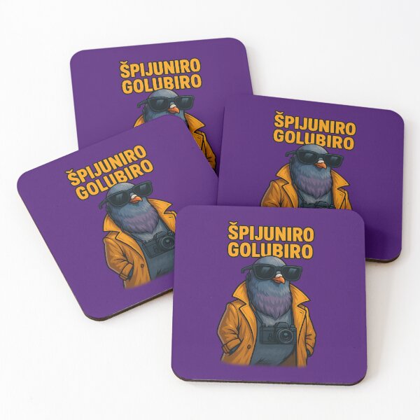 Item preview, Špijuniro Golubiro Funny Pigeon Spy Meme designed and sold by MysticArtisan.