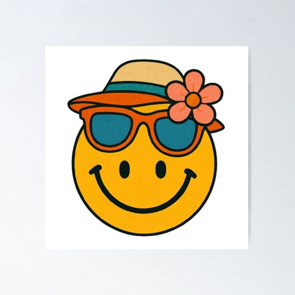 Artikelvorschau, Tropischer Smiley entworfen und verkauft von MindfluxStudio.