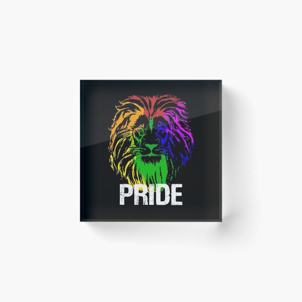 Item preview, Gay Pride Lion LGBT Rainbow  designed and sold by CreativeStrike.