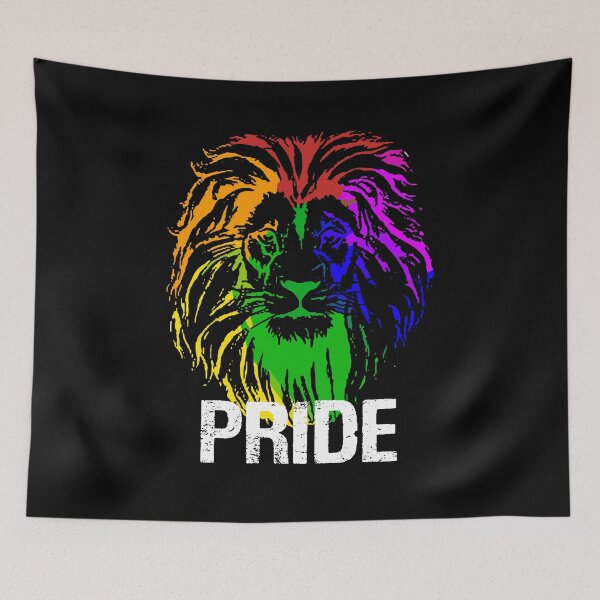 Item preview, Gay Pride Lion LGBT Rainbow  designed and sold by CreativeStrike.