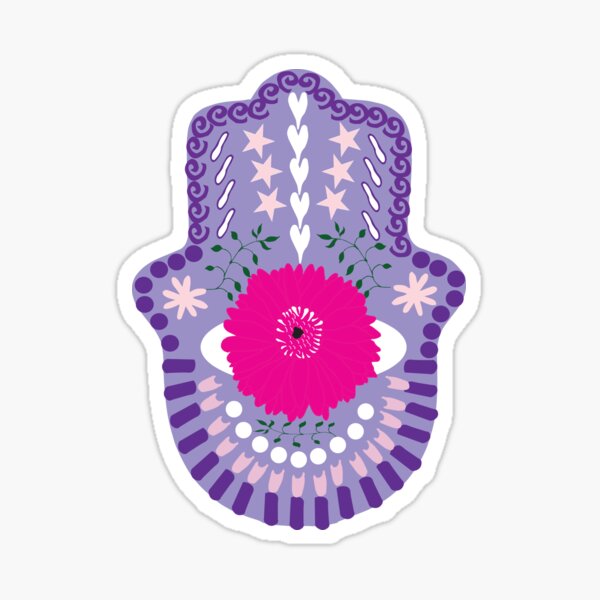Item preview, Hamsa Eye Mandala Flower Design designed and sold by Madeline Binder Art & Design.
