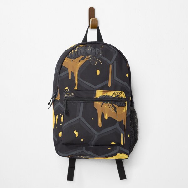 Item preview, Dark Honeycomb and Bees - Dripping Golden Honey Art designed and sold by Skolyak.