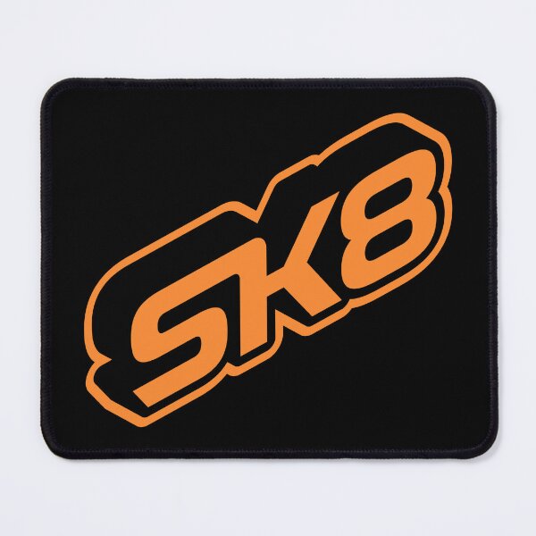 Item preview, SK8 Logo 3D Isometric Orange on Black designed and sold by JohnnyVillas.
