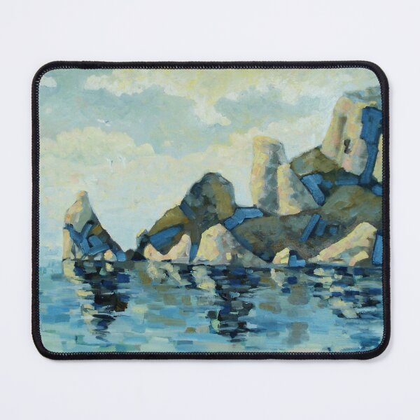 Item preview, Mountains and Black Sea — Impressionist Seascape by Iuliia Kotenko designed and sold by Kotenko art.