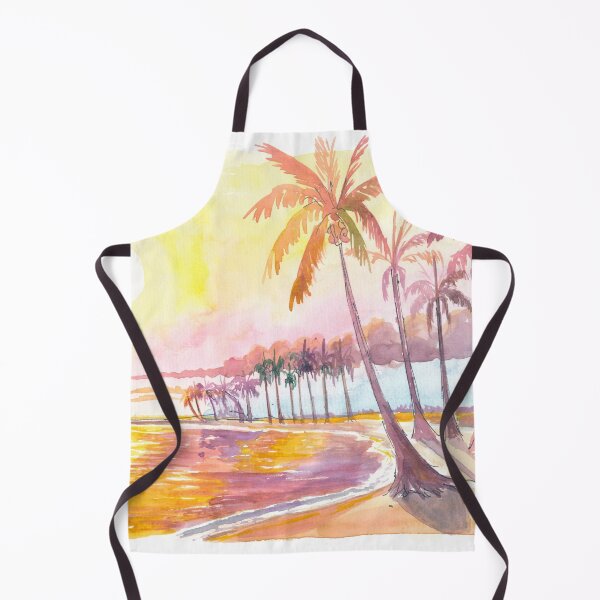 Item preview, Golden Sunset Over Palms and Sea at Dauphin Island Alabama designed and sold by artshop77.