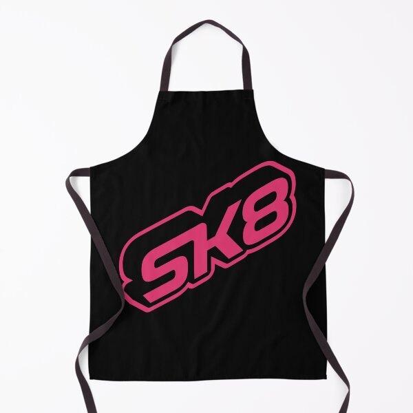 Item preview, SK8 Logo 3D Isometric Electric Pink Red on Black designed and sold by JohnnyVillas.