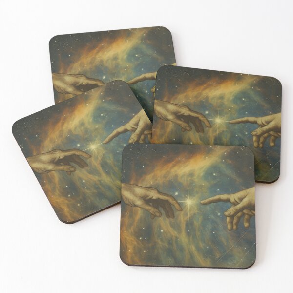 Item preview, Galaxy Hands Cosmic Creation Illustration designed and sold by Steven's Space.