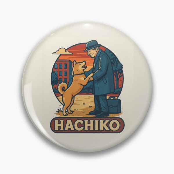 Item preview, Hachiko – The Loyal Japanese Dog designed and sold by NexAesthetic.
