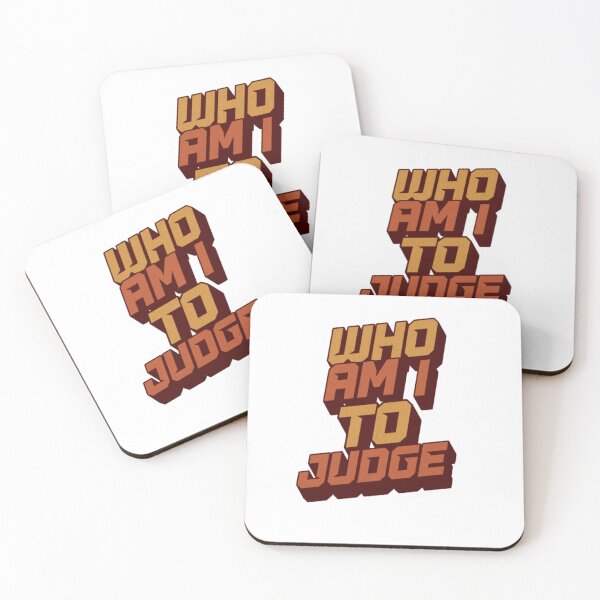 Item preview, Who Am I to Judge - Thoughtful Reflection Art designed and sold by GeniePixel.