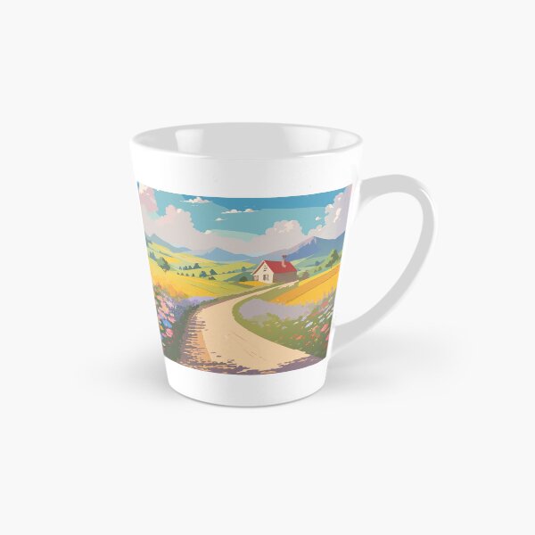Item preview, Countryside Road – Wildflowers and Sunny Vibes designed and sold by ZeoraStudio.