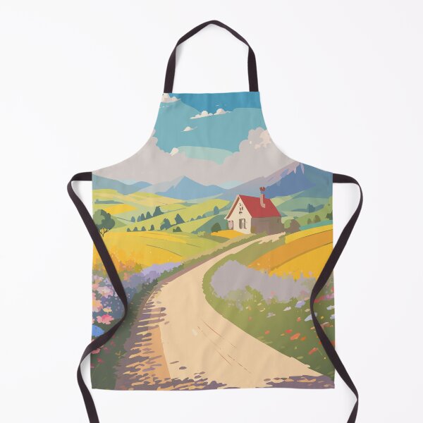 Item preview, Countryside Road – Wildflowers and Sunny Vibes designed and sold by ZeoraStudio.