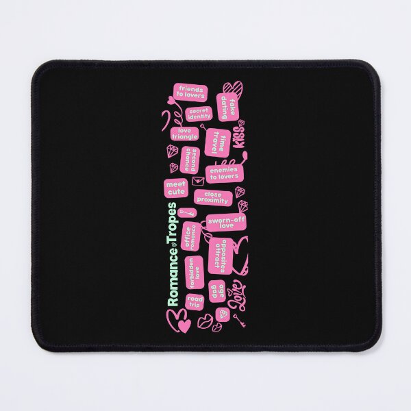 Item preview, Romance Tropes Cutecore Hot Pink Bookmark designed and sold by Renata Illustrata.