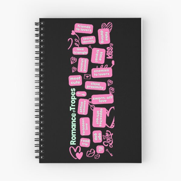 Item preview, Romance Tropes Cutecore Hot Pink Bookmark designed and sold by Renata Illustrata.