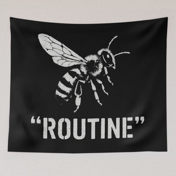 Item preview, Routine Worker Bee Stencil designed and sold by PsycheBrain.