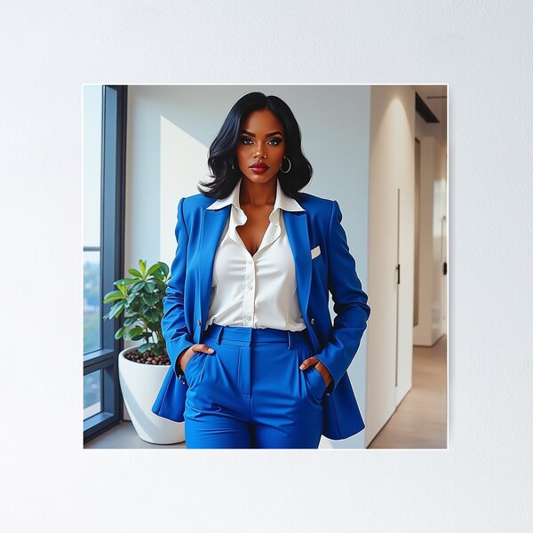 Item preview, ROYAL BLUE BOSS designed and sold by alegnacreates.