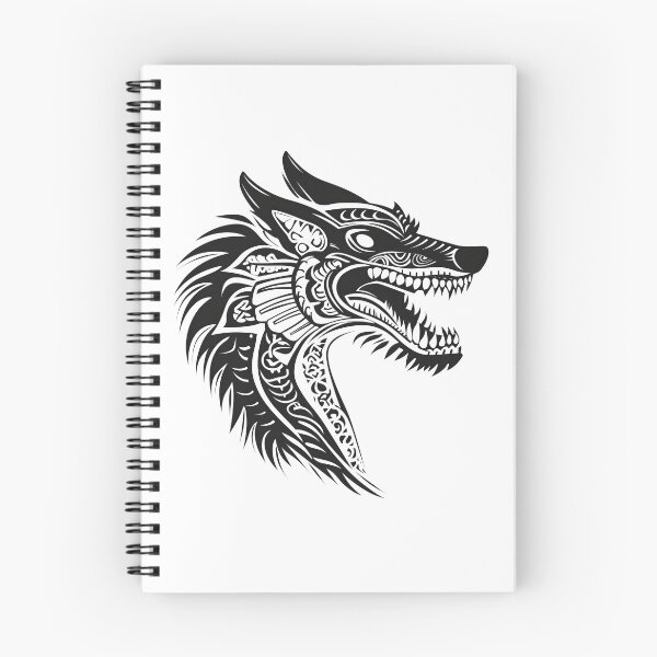 Item preview, Ancient wolf dragon portait designed and sold by photosmatic.