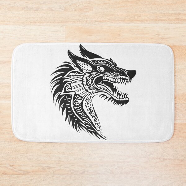 Item preview, Ancient wolf dragon portait designed and sold by photosmatic.