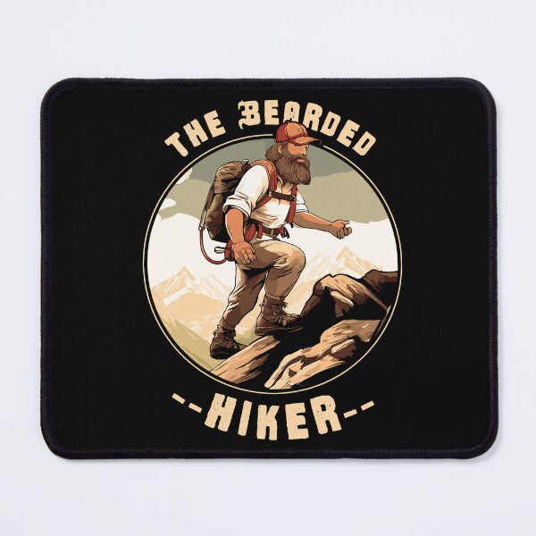 Item preview, The Bearded Hiker - for Bearded Explorers and Walkers designed and sold by LegsMiserable.