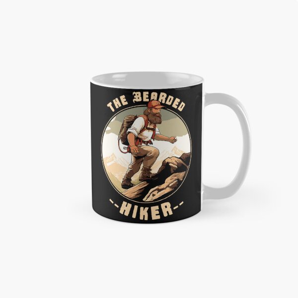 Item preview, The Bearded Hiker - for Bearded Explorers and Walkers designed and sold by LegsMiserable.