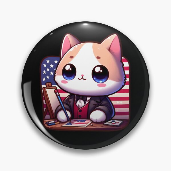 Item preview, Kawaii Cat Statescat Signer designed and sold by JohnnyVillas.