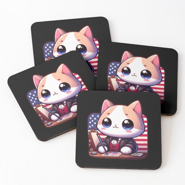 Item preview, Kawaii Cat Statescat Signer designed and sold by JohnnyVillas.