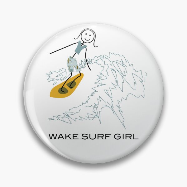 Item preview, Funny Womens Wake Surf Girl Wake Surfing designed and sold by whyitsme.
