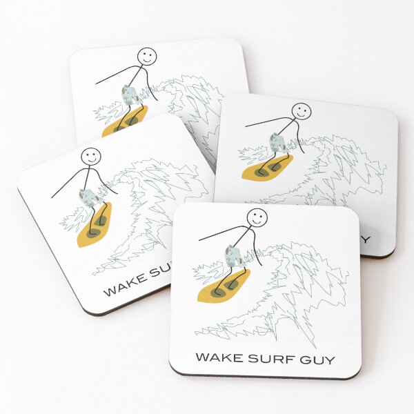 Item preview, Funny Mens Wake Surf Guy Wake Surfing designed and sold by whyitsme.
