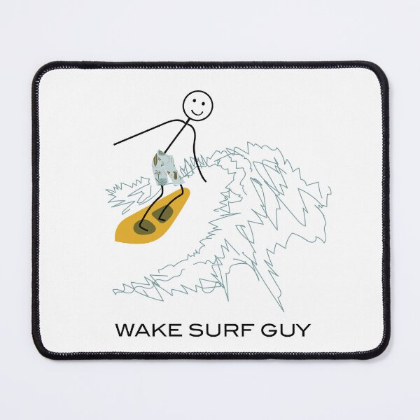Item preview, Funny Mens Wake Surf Guy Wake Surfing designed and sold by whyitsme.