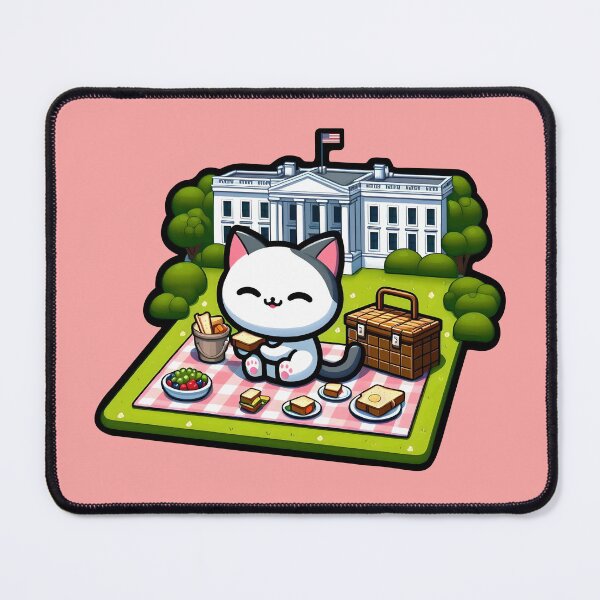 Item preview, Kawaii Presidential Picnic Paws Cat designed and sold by JohnnyVillas.