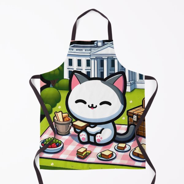 Item preview, Kawaii Presidential Picnic Paws Cat designed and sold by JohnnyVillas.