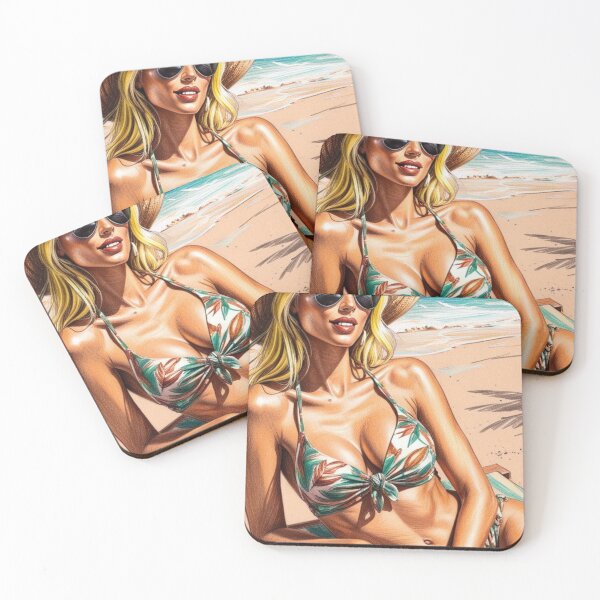 Item preview, Beachside Bliss: Tropical Summer Vibes designed and sold by Pigmentra.
