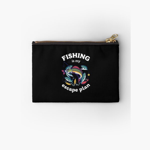 Item preview, Fishing is my escape plan Bassfish Fishing Love Fishing Bait Vibrant designed and sold by justine-bmw.