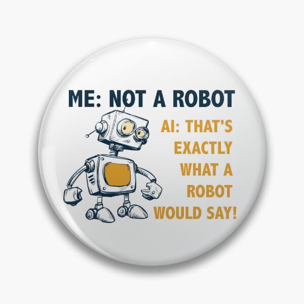 Artikelvorschau, Lustige KI, kein Roboter-Computer-Humor entworfen und verkauft von whyitsme.