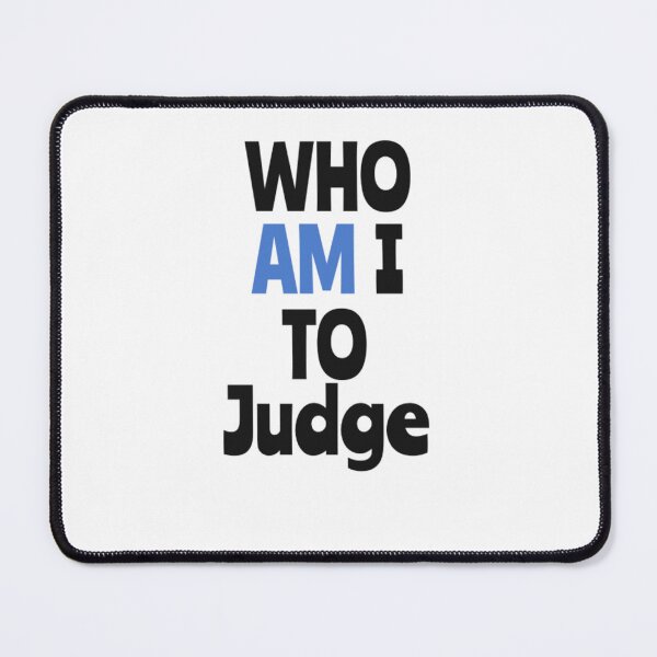 Item preview, Who Am I to Judge t-shirt - Thoughtful Reflection Art stickers designed and sold by GeniePixel.