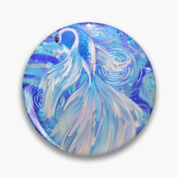 Item preview, Mythical blue beta fish designed and sold by Belladonna-Lily.
