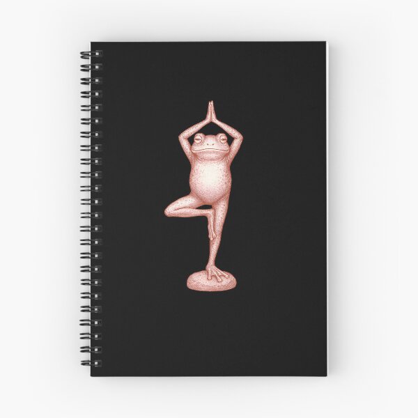Item preview, Mindful Frog Balance Art – Cute Yoga Illustration designed and sold by ATOTI.
