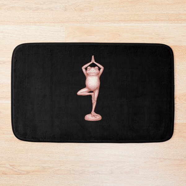 Item preview, Mindful Frog Balance Art – Cute Yoga Illustration designed and sold by ATOTI.