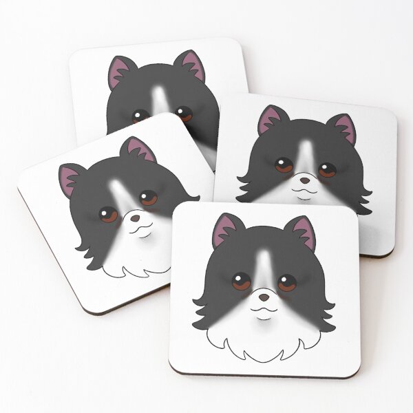 Item preview, Black Pomeranian White Forehead Tear Stains designed and sold by OliRoseArt.