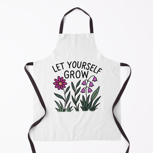 Item preview, Let Yourself Grow - Positive Flower Quote Sticker designed and sold by tiTheGoldenPath.