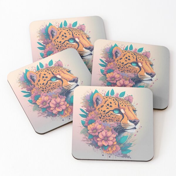 Item preview, Flowery Tiger designed and sold by Jelly.Hub..