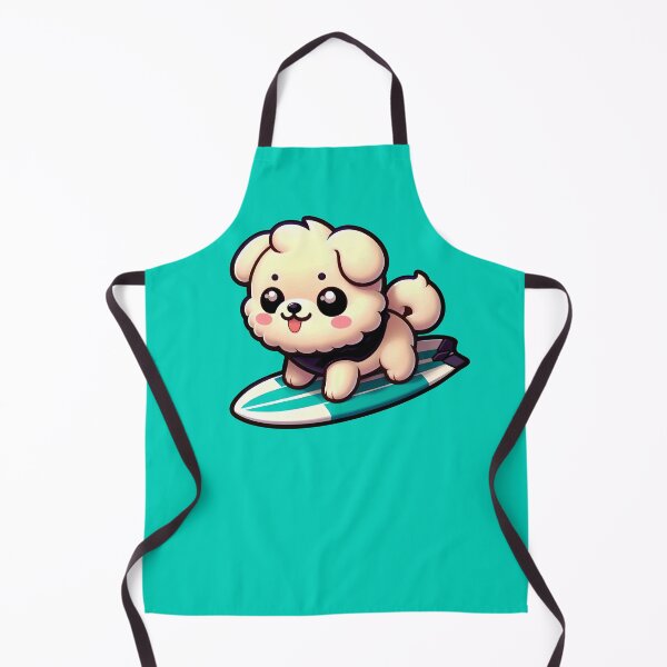 Item preview, Kawaii Surfing Pup Dog designed and sold by JohnnyVillas.