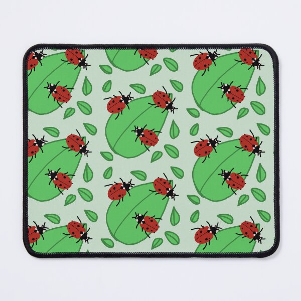 Item preview, Ladybirds and leaves pattern designed and sold by CharliesDoodles.