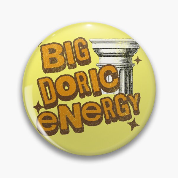 Item preview, Big Doric Energy Classical Greek Architecture History Humor designed and sold by chrisrivait.