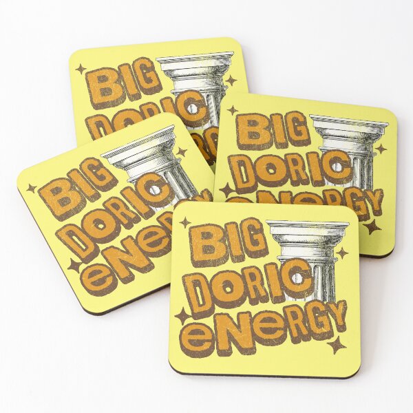 Item preview, Big Doric Energy Classical Greek Architecture History Humor designed and sold by chrisrivait.