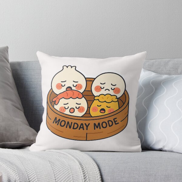 Item preview, Monday Mode _Dim sum/Kawii Tired Dumplings designed and sold by Studiokif.